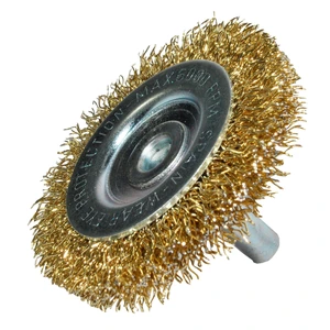 AUSTROMEX-2862 / 2862 Cepillo con vástago de 50 x 0.30 x 6.4 mm para limpieza de metales y remoción de óxido, pintura, barniz y madera