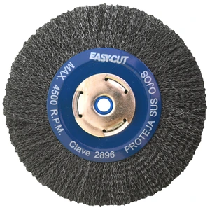 AUSTROMEX-2896 / 2896 Cepillo circular ondulado de 200 x 0.35 x 15.9 mm para limpieza de superficies metálicas y remoción de soldadura, pintura, corrosión, fundición y cualquier adherencia