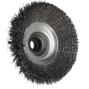 AUSTROMEX-2912 / 2912 Cepillo cónico ondulado de 100 x 0.30 x MR mm para limpieza de superficies de acero inoxidable y remoción de soldadura, pintura, corrosión, fundición y cualquier adherencia