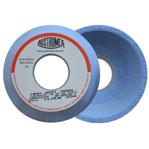 Copa abrasiva para afilado y rectificado de herramientas de aceros templados, rápidos y grado herramienta (H, S, M, D, T y W) de 100 x 40 x 31.75 mm