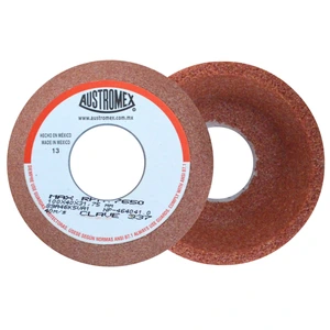 Copa abrasiva para afilar cortadores, fresas, brocas de acero al carbón, templados, rápidos y grado herramienta (H, S, M Y W) de