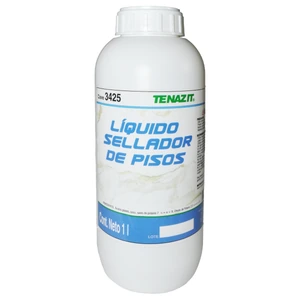 Líquido sellador de pisos.