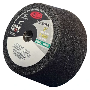 AUSTROMEX-346 / 346 Copa abrasiva de 125 x 50 x M14-2 para dejar un acabado burdo en mármol, granito, terrazo, concreto, ladrillo, fundición de aluminio, bronce, etc