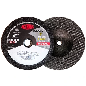 Copa abrasiva para desbaste de