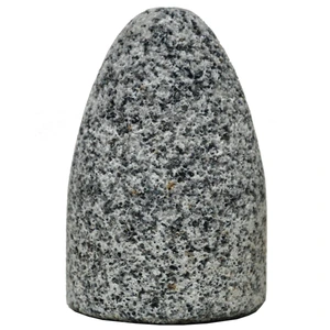 Cono abrasivo para desbaste de fundición gris, nodular y todo tipo de aceros al carbón de 50 x 75 x 15.9-11 mm