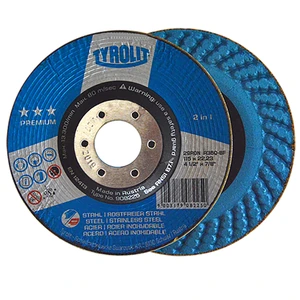 Disco abrasivo para desbaste de acero y acero inoxidable de 115 x 22.23 mm
