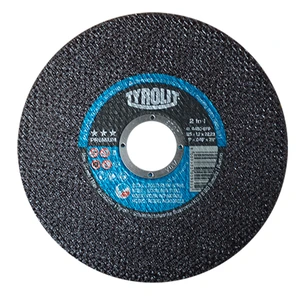 AUSTROMEX-4261 / 4261 Disco abrasivo para corte de acero al carbón y acero inoxidable de 125 x 1.2 x 22.23 mm