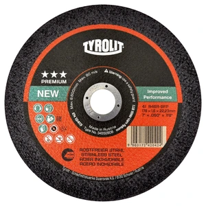 AUSTROMEX-4272 / 4272 Disco de corte de 178 x 1.6 x 22.23 mm para acero inoxidable