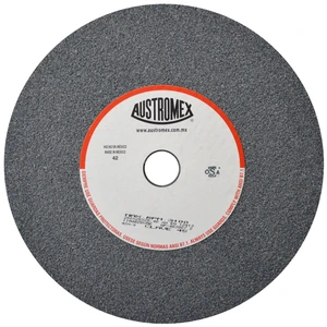 AUSTROMEX-45 / 45 Rueda Abrasiva para esmerilar todo tipo de acero, hierro forjado de 250 x 25 x 25.40 mm