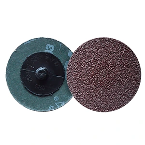 Disco de lija de cambio rápido (ROL-OK), especificación TTAV - 24, grano óxido de aluminio, de 51 mm