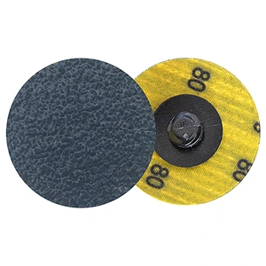 Disco de lija de cambio rápido (ROL-OK), especificación TRZX-80, grano zirconio, de