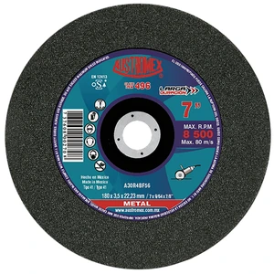Disco abrasivo para corte de todo tipo de acero, hierro y varilla de