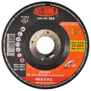 Disco abrasivo para desbaste de