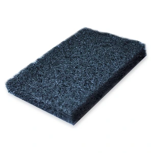 AUSTROMEX-609 / 609 Almohadilla de fibra color negra alta abrasión de 150 x 100 mm