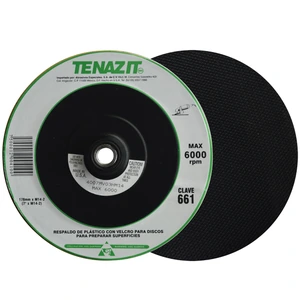 Respaldo para montar discos de fibra de 7" en esmeriladoras de 178 x M14-2 mm