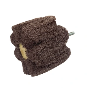 Rueda de fibra sin costura con vástago de oxido de aluminio grano medio de 76 x 50 x 6.4 mm