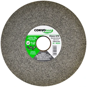 Rueda convo de carburo de silicio medio de 150 x 25.4 x 25.4 mm