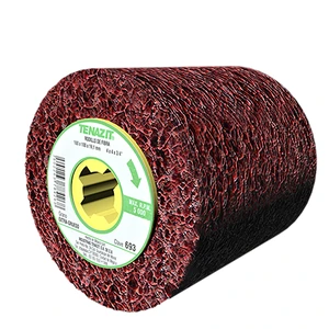 AUSTROMEX-693 / 693 Rodillo de fibra de carburo de silicio extra grueso de 100 x 100 x 19.1 mm