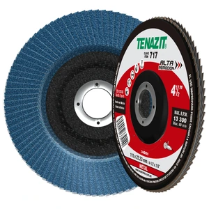 Disco laminado, grano zirconio, de