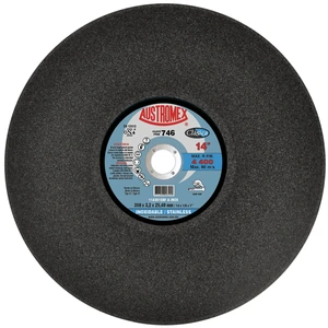 Disco abrasivo para corte de acero inoxidable, aluminio y metales no ferrosos de 350 x 3.2 x 25.40 mm
