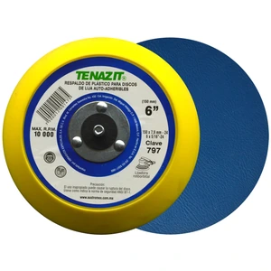 AUSTROMEX-797 / 797 Respaldo para montar discos de lija de 6" de 150 x 7.9-24 mm