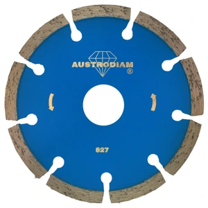 AUSTROMEX-827 / 827 Disco de diamante de 115 x 1.8 x 22.2 mm para corte en seco de loseta, mosaico y materiales frágiles de construcción