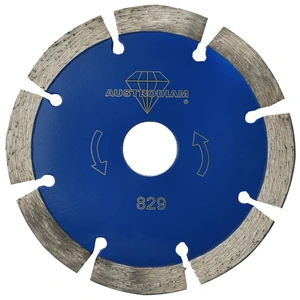 Disco de diamante de 115 x 2.2 x 22.2 mm para corte en seco de materiales de construcción en general, concreto, ladrillo, mármol y otras piedras naturales, excepto granito y cantera