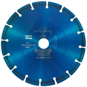 AUSTROMEX-837 / 837 Disco de diamante de 230 x 2.8 x 22.23 mm para corte de materiales de construcción en general como concreto, ladrillo, mármol y otras piedras naturales