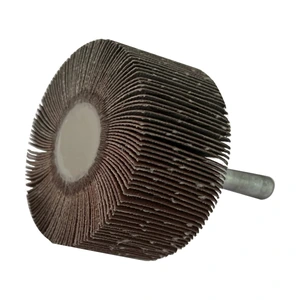 Rueda flap con vástago de óxido de aluminio, grano 180 de 50 x 25 x 6.4 mm