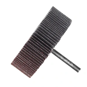 AUSTROMEX-909 / 909 Rueda flap con vástago de óxido de aluminio, grano 60, de 50 x 13 x 6.4 mm