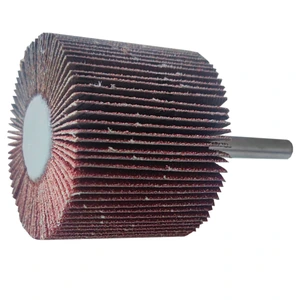 AUSTROMEX-928 / 928 Rueda flap con vástago de óxido de aluminio, grano 60, de 50 x 40 x 6.4 mm