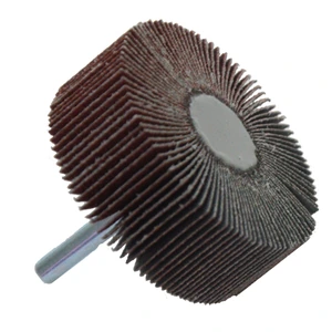 AUSTROMEX-954 / 954 Rueda flap con vástago de óxido de aluminio, grano 80, de 65 x 25 x 6.4 mm