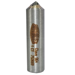 AUSTROMEX-964 / 964 Rectificador de diamante de 11 x 42 mm para rectificar ruedas abrasivas