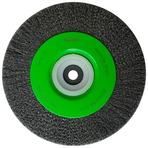 AUSTROMEX-981 / 981 Cepillo circular ondulado de 200 x 0.356 x ME mm para limpieza de superficies metálicas y remoción de soldadura, pintura, corrosión, fundición y cualquier adherencia