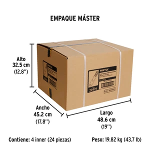Desarmador tipo matraca con 35 puntas y 18 dados, Pretul