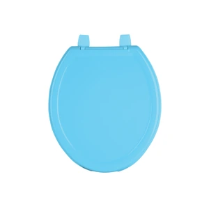 40243 / AWC-35Z Asiento redondo ligero con tapa para WC, azul, FOSET BASIC