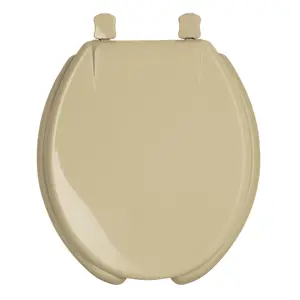 Asiento redondo para WC, abierto, beige, Foset