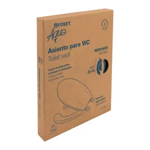 47034 / AWC-40Z Asiento redondo para WC, abierto, azul, Foset