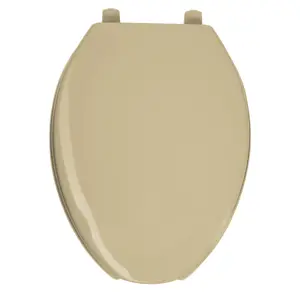 Asiento alargado para WC, abierto, beige, Foset