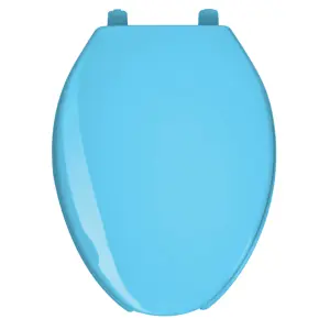 47036 / AWC-45Z Asiento alargado para WC, abierto, azul, Foset