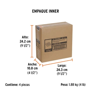 Truper Caja con 3 bandas de lija 4