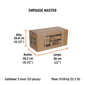 Truper Caja con 3 bandas de lija 4