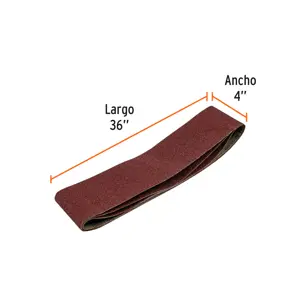 Truper Caja con 3 bandas de lija 4