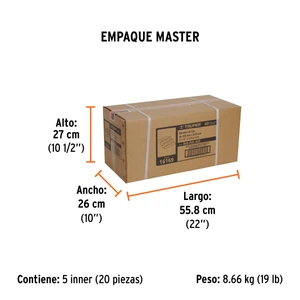 Truper Caja con 3 bandas de lija 4