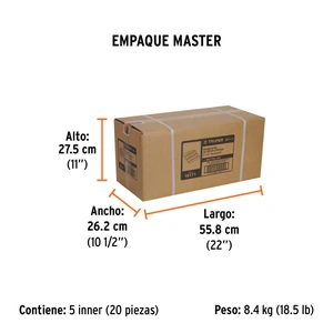 Truper Caja con 3 bandas de lija 4