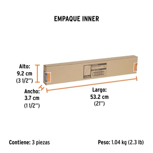 Broca auger tipo berbiquí 1/2