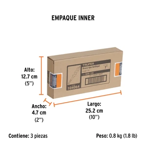 Broca auger tipo berbiquí 1