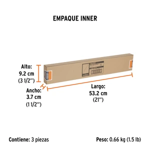 Broca auger tipo berbiquí 3/8