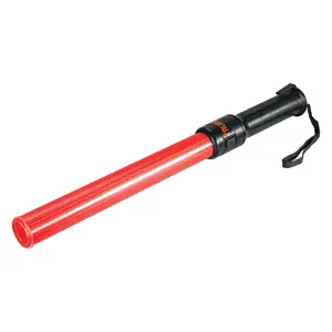 Truper Bastón luminoso de 53 cm con luz LED y clip para cinturón