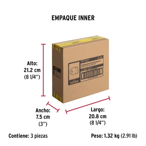 Cerradura tipo esfera, cilíndrico, baño, cromo, Hermex Basic